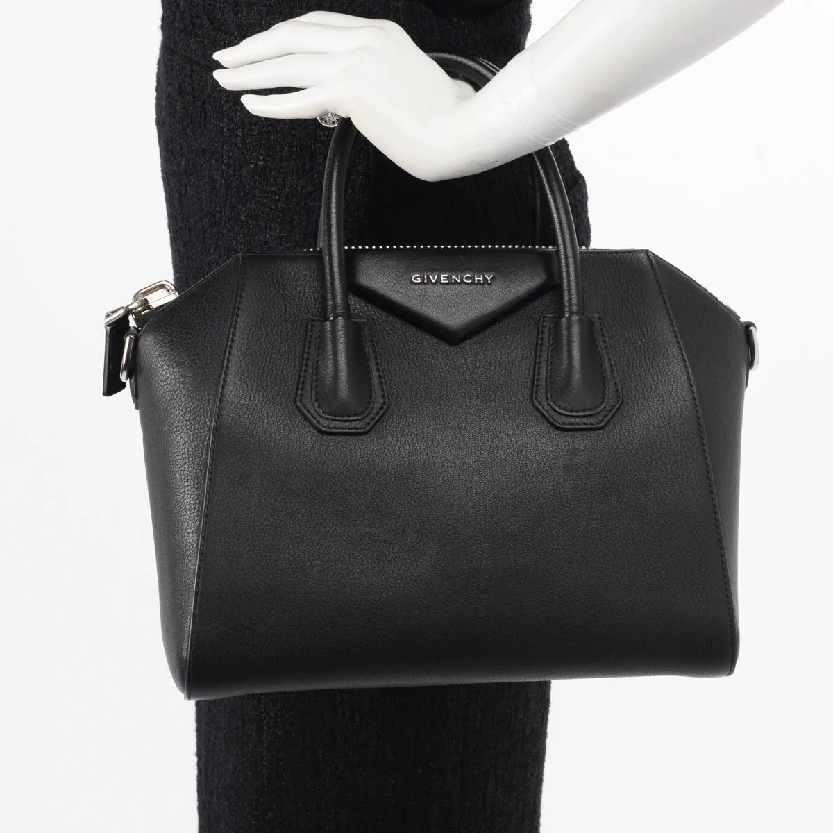 Givenchy Black Sugar Goatskin Small Antigona