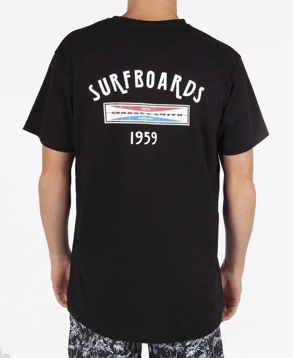 GS Surfboards Tee | Ink Black