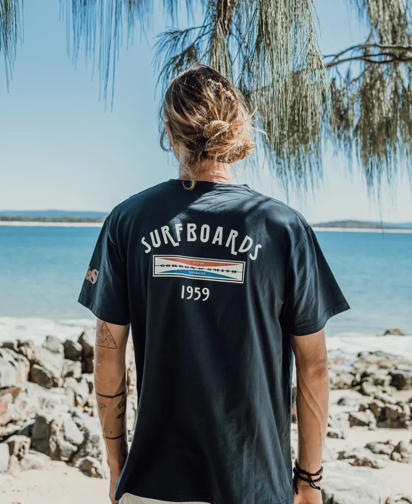 GS Surfboards Tee | Navy