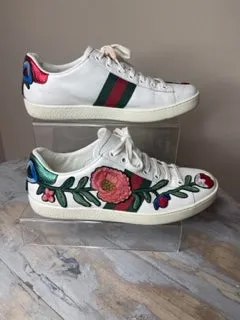 Gucci Ace Floral Pumps 39