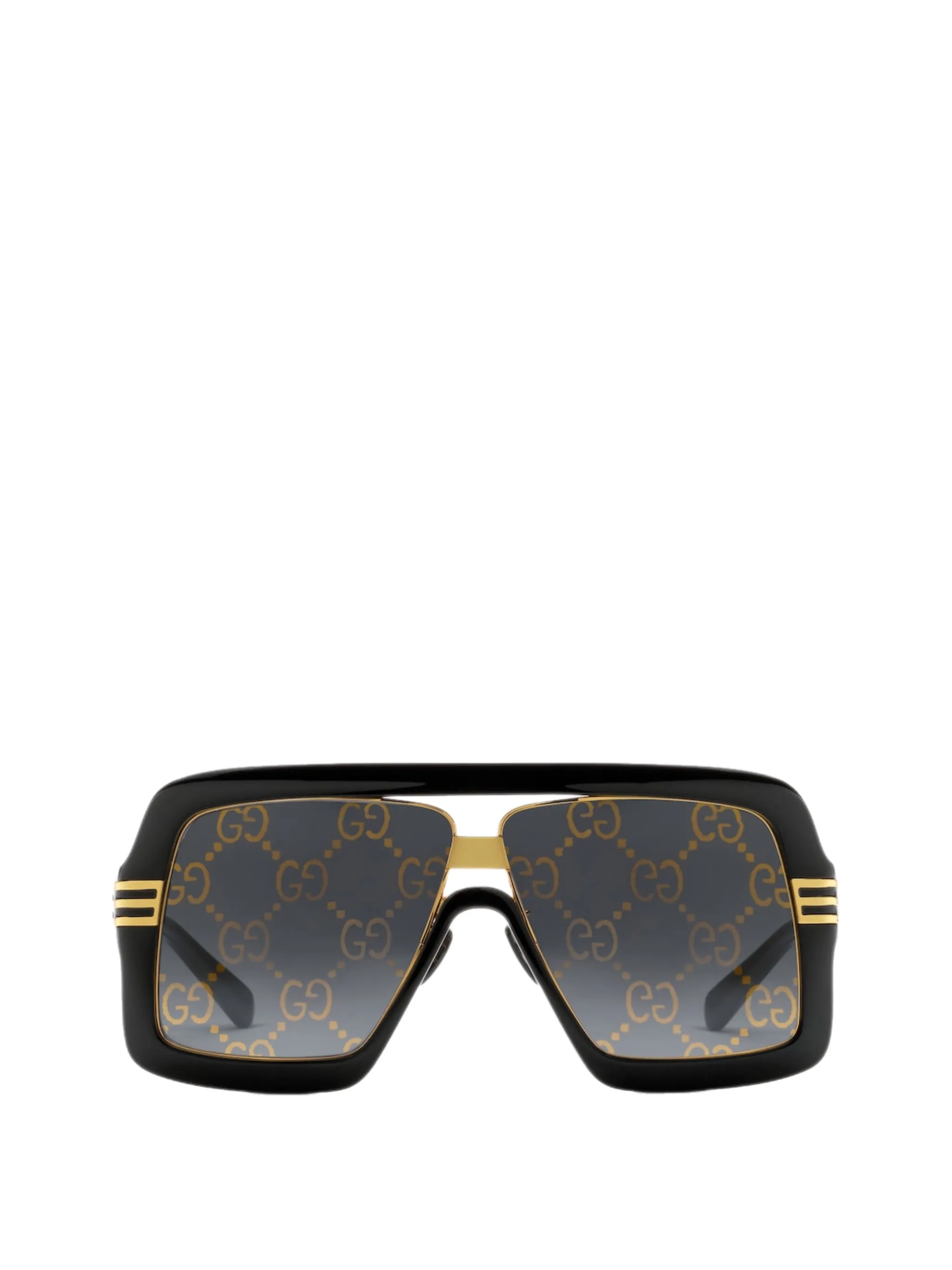 Gucci Eyewear Decor Shield Sunglasses