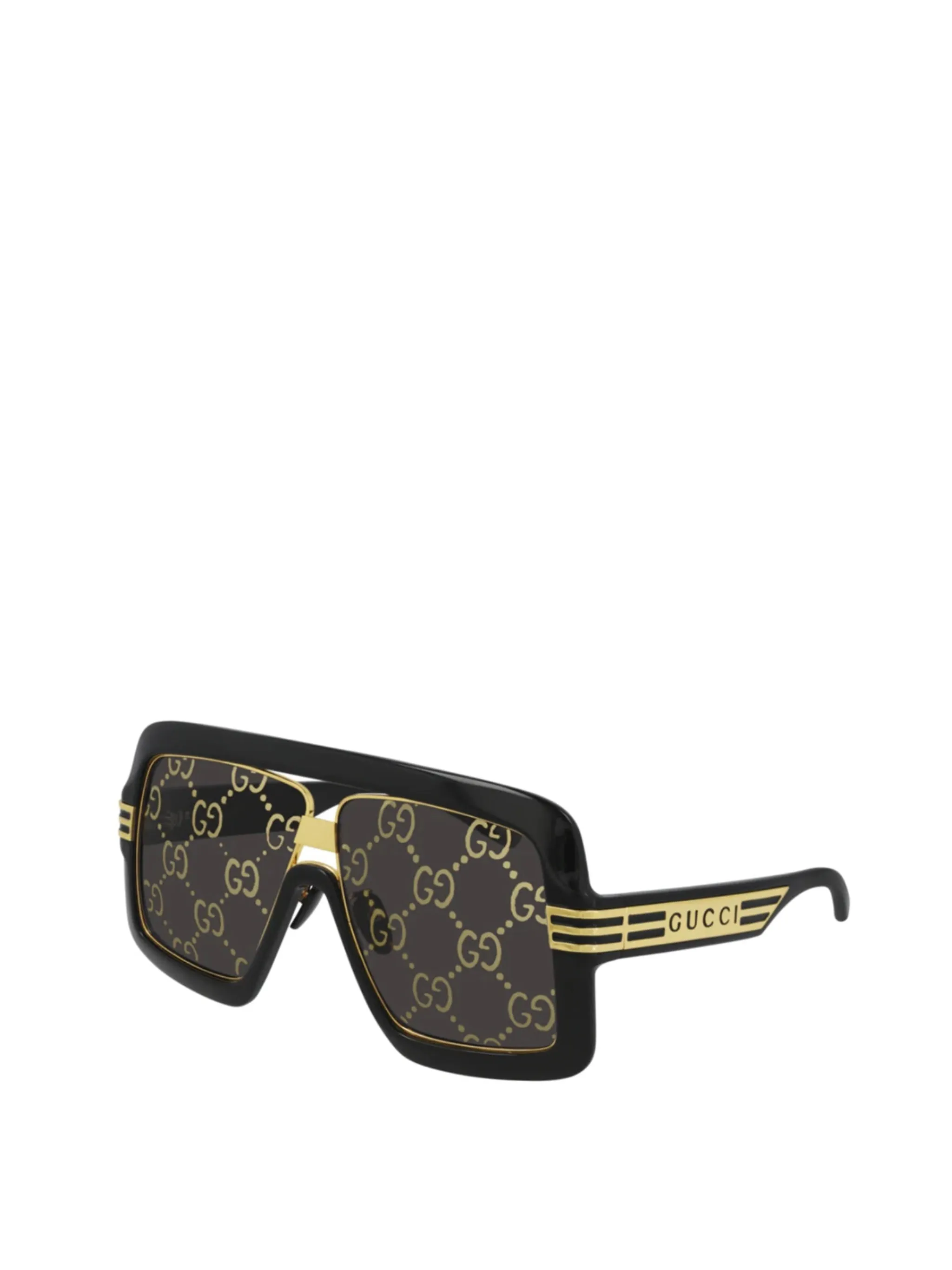 Gucci Eyewear Decor Shield Sunglasses