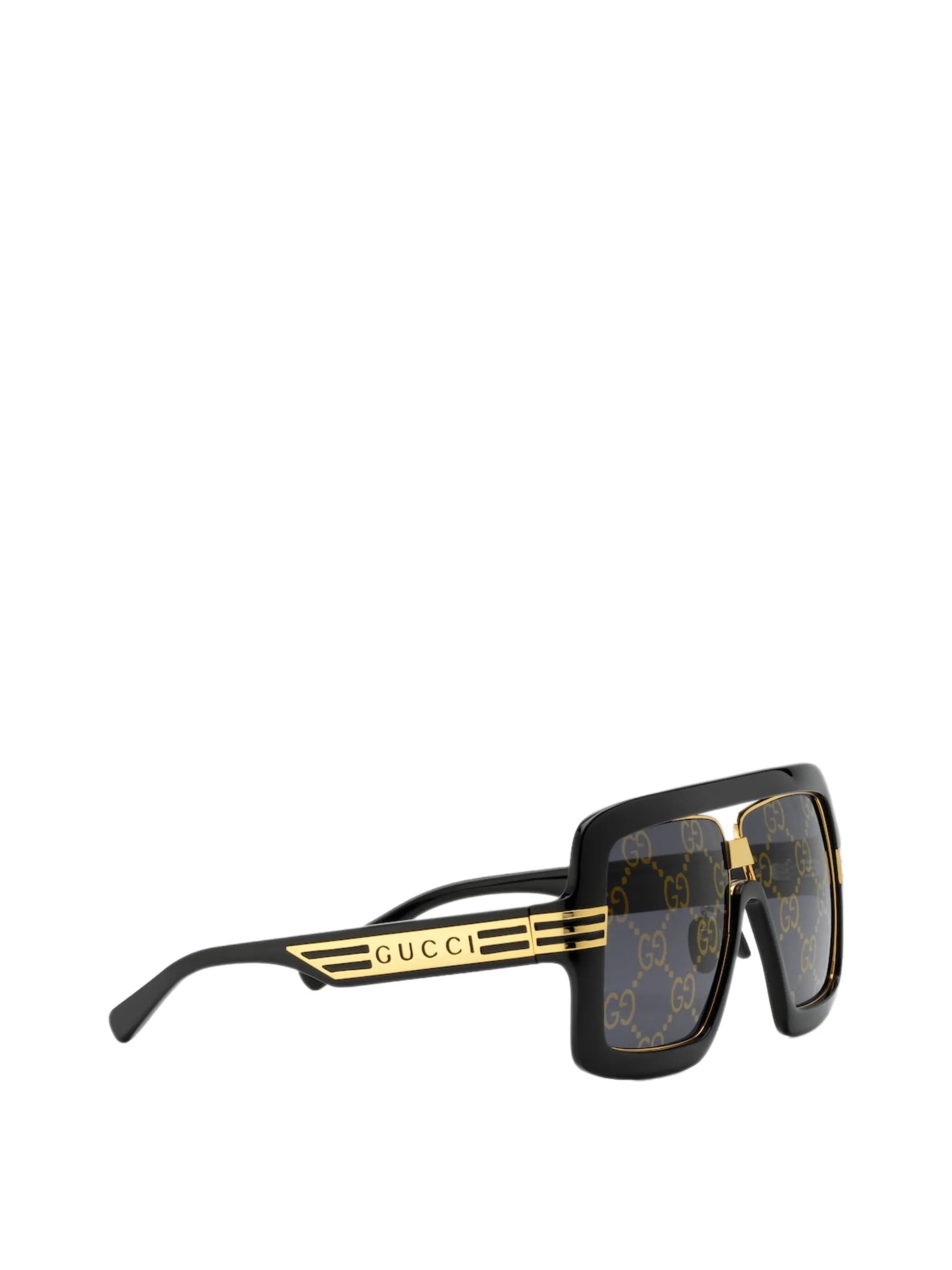 Gucci Eyewear Decor Shield Sunglasses