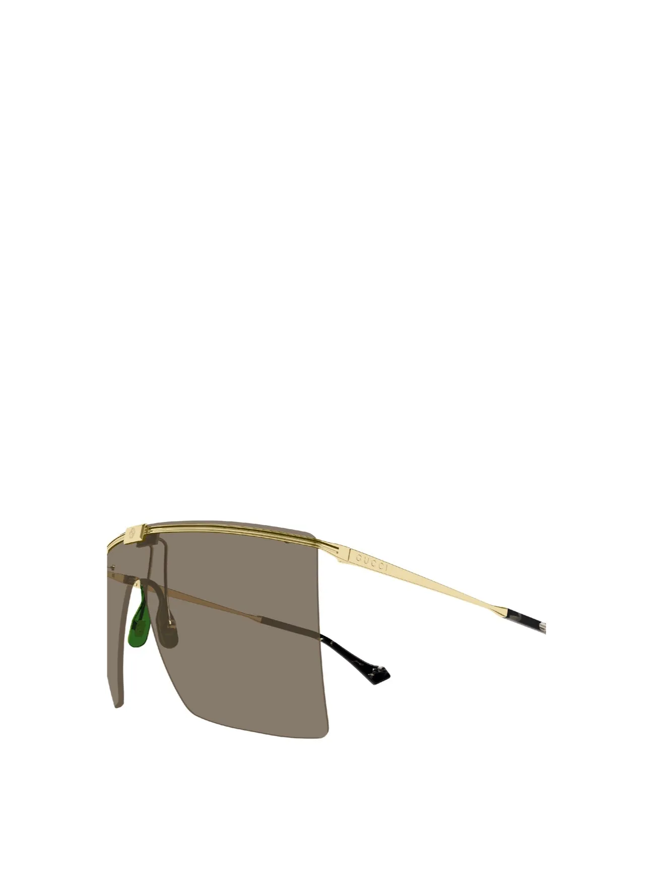 Gucci Eyewear Shield Sunglasses (metal frame)