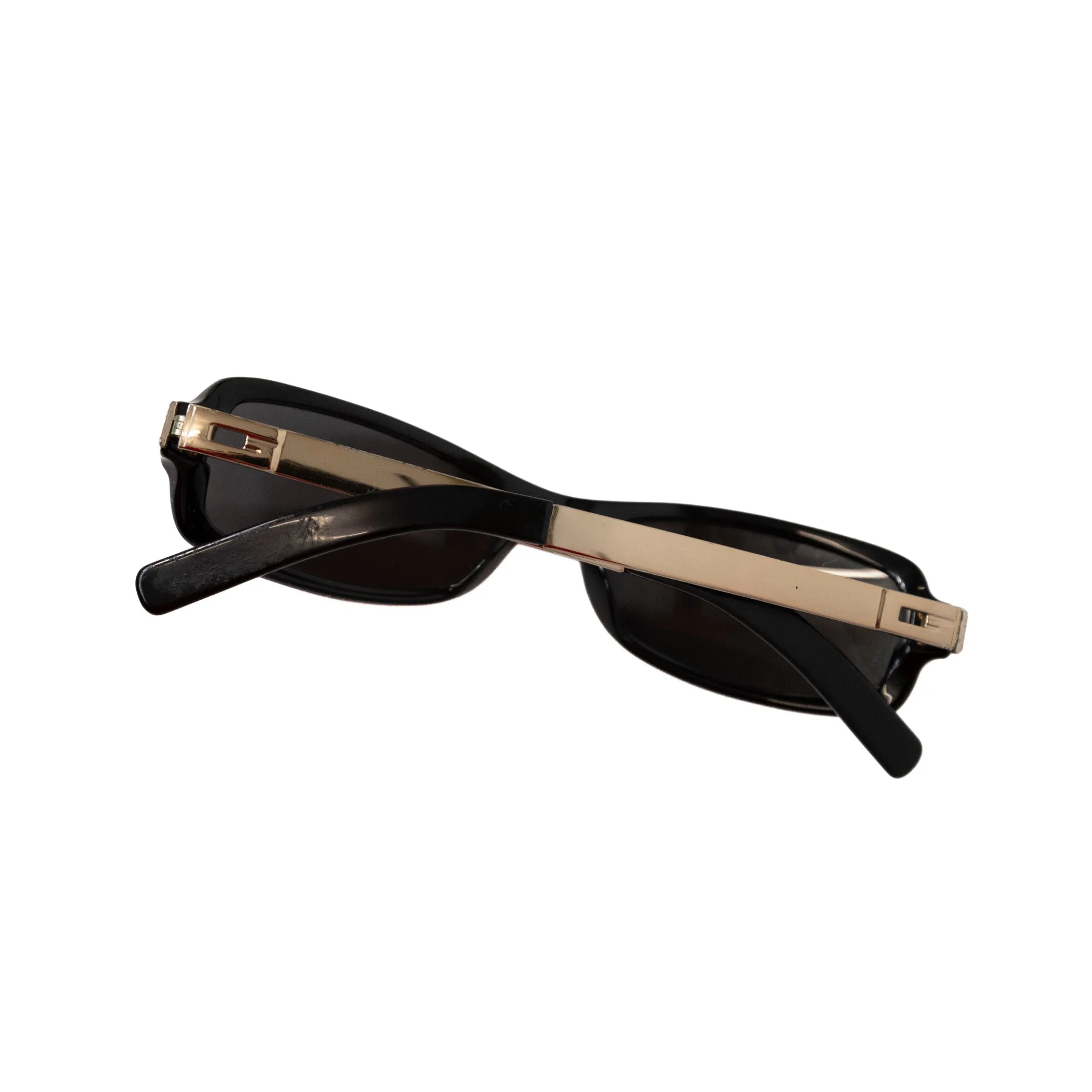 Gucci Gold Rectangle Sunglasses