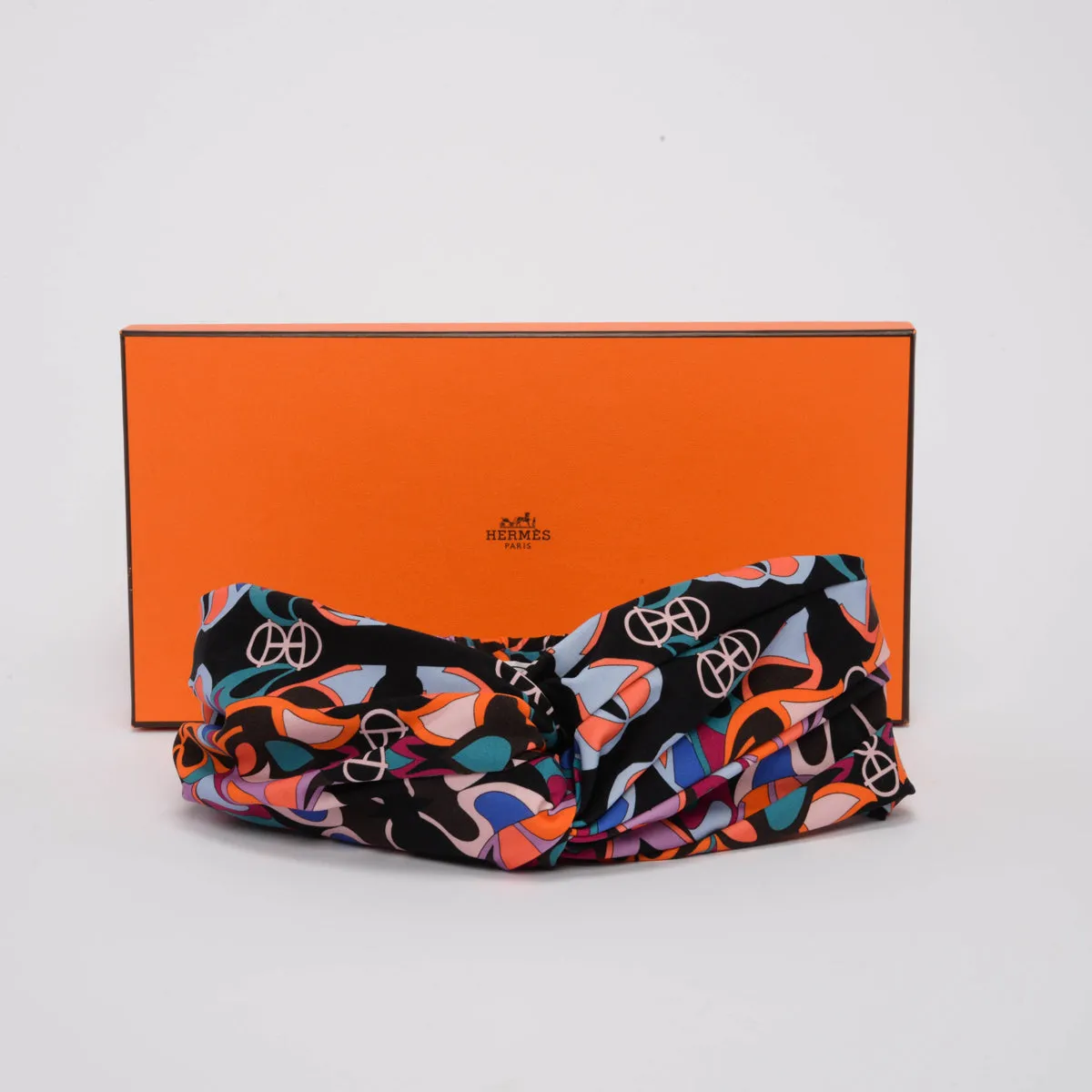 Hermes Fleurs Miroir H Rond Eugenia Headband