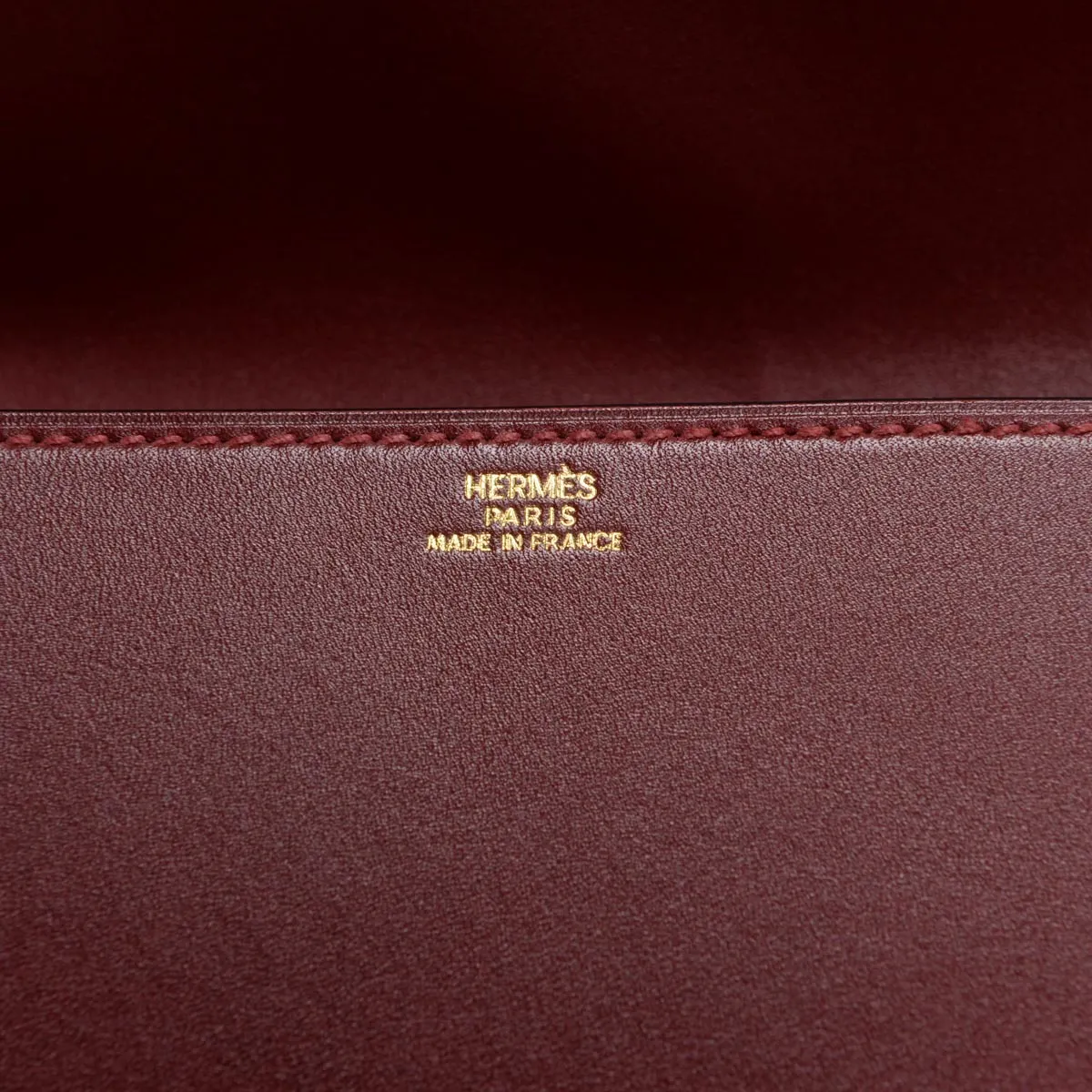 Hermes Rouge H Tadelakt Medor 23 Clutch