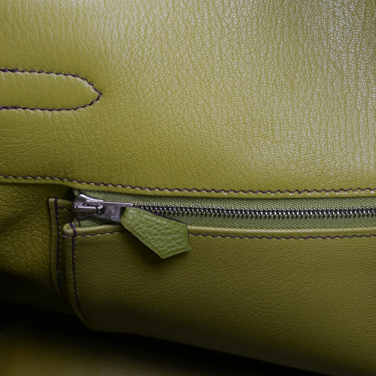 Hermes Vert Anis Togo Birkin 35 PHW