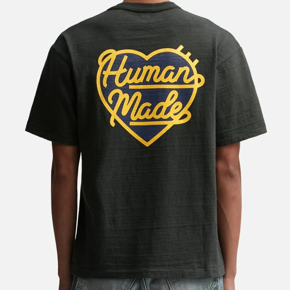 Human Made Navy Heart Badge Tee Black