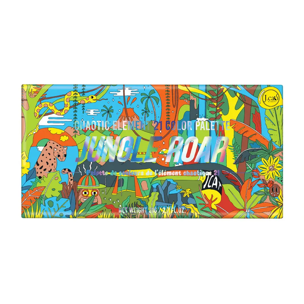 JCAT CEP101 Jungle Roar Paleta de Sombras 21 Tonos