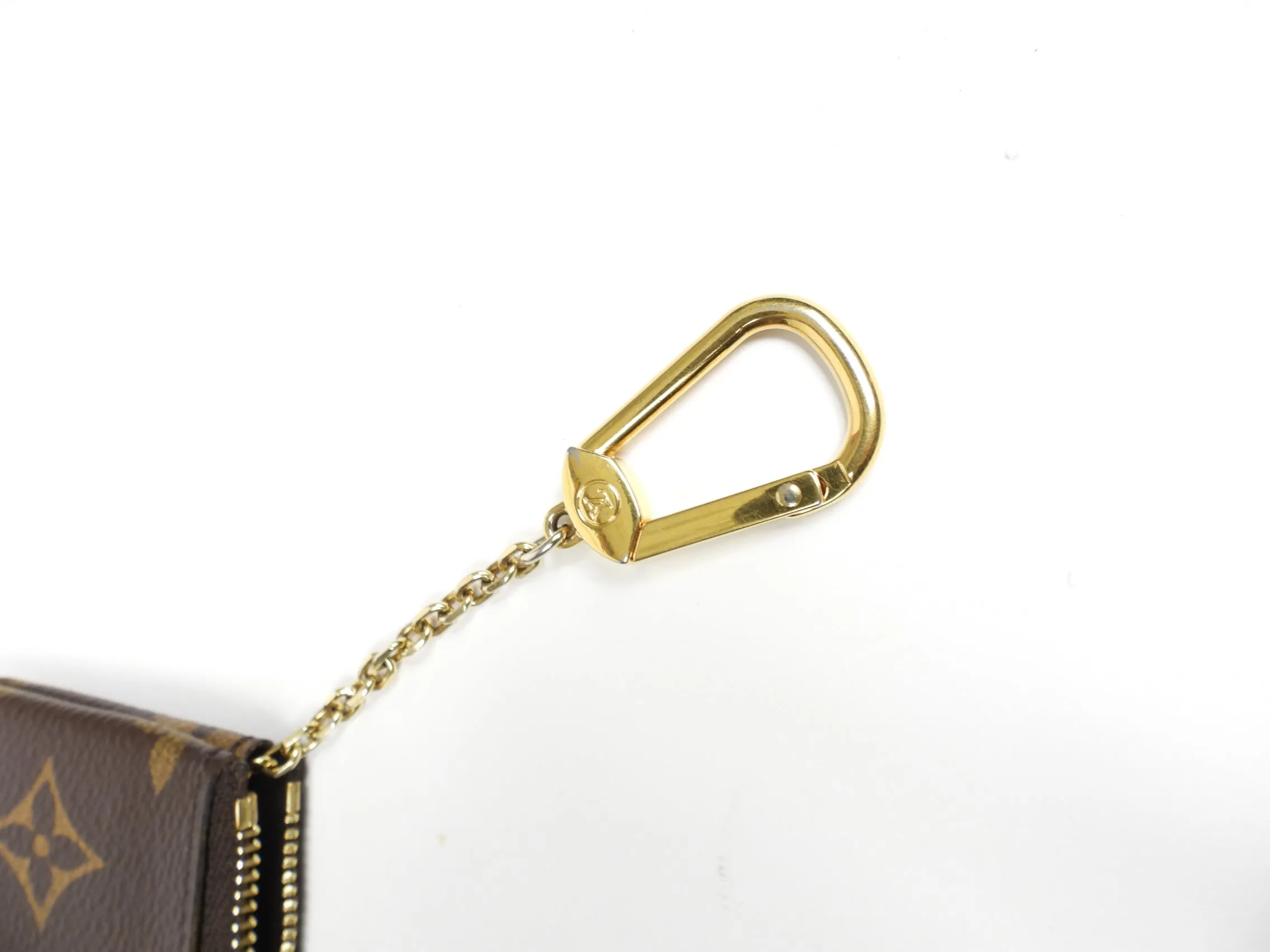 Louis Vuitton Monogram Canvas Zip Cles Keyholder