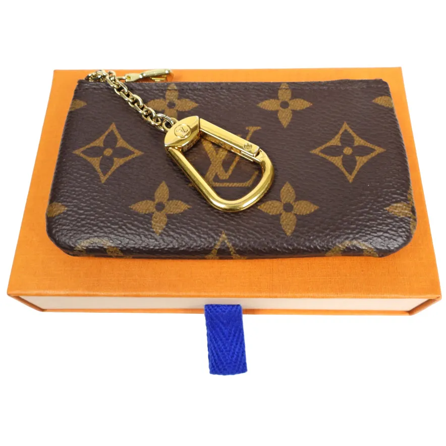 Louis Vuitton Monogram Canvas Zip Cles Keyholder