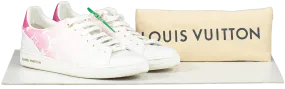 Louis Vuitton White Pink Ombre Front Row Sneakers / Trainers UK 3.5 EU 36.5 👠