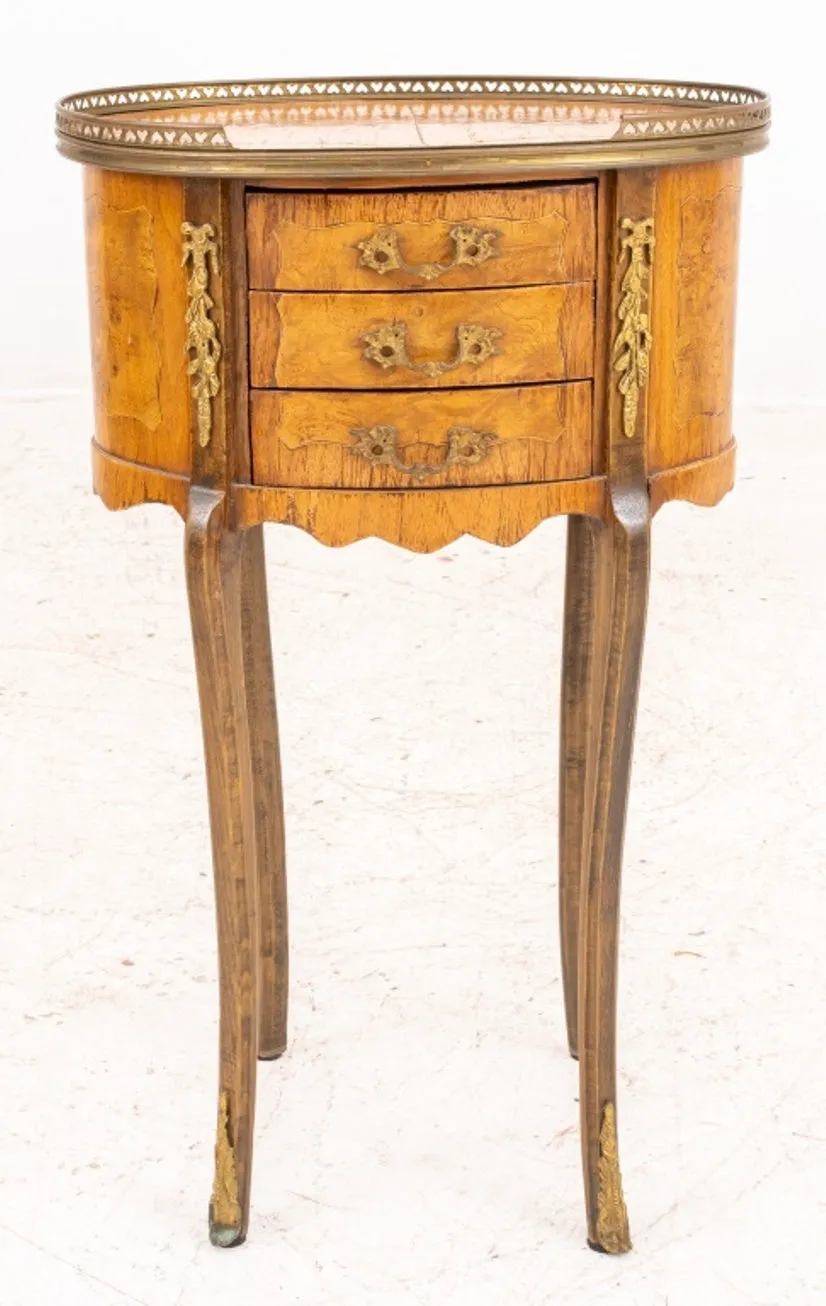 Louis XV/XVI Transitional Style Side Table