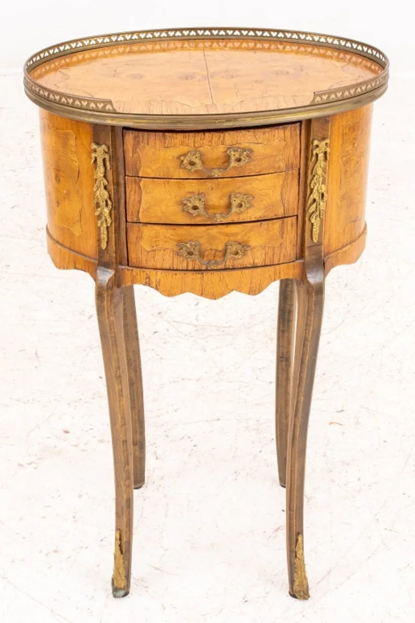 Louis XV/XVI Transitional Style Side Table