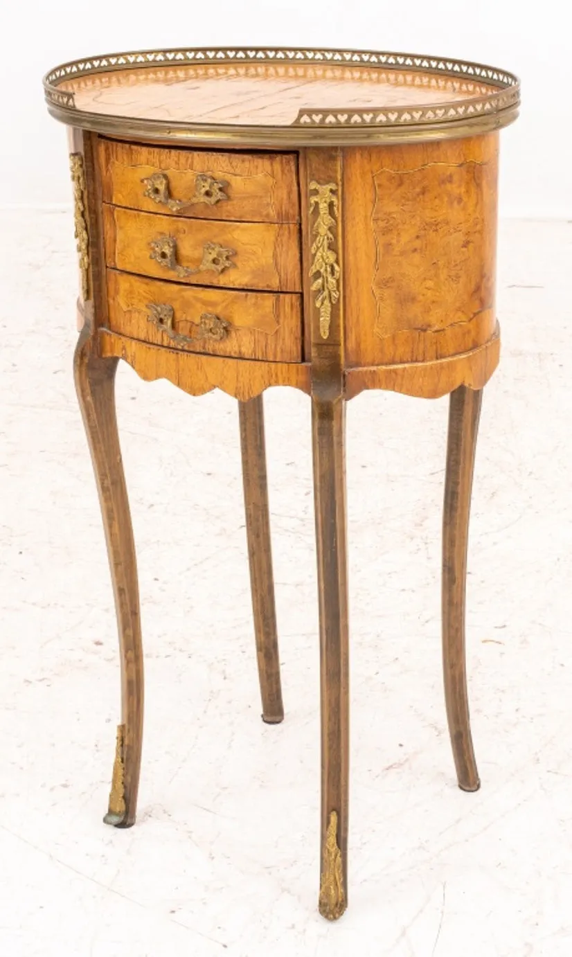 Louis XV/XVI Transitional Style Side Table