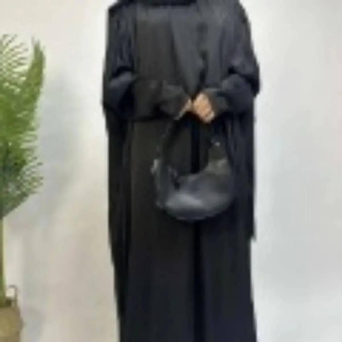 MA039 Armani Satin Drawstring Abaya