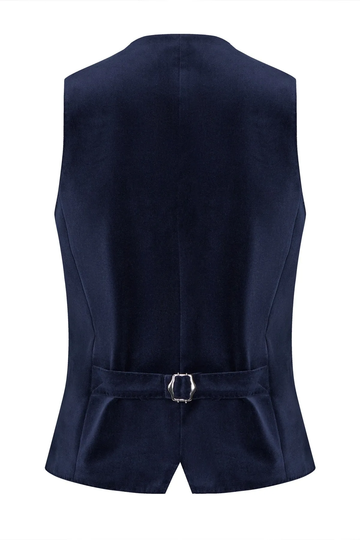 Navy Velvet Waistcoat