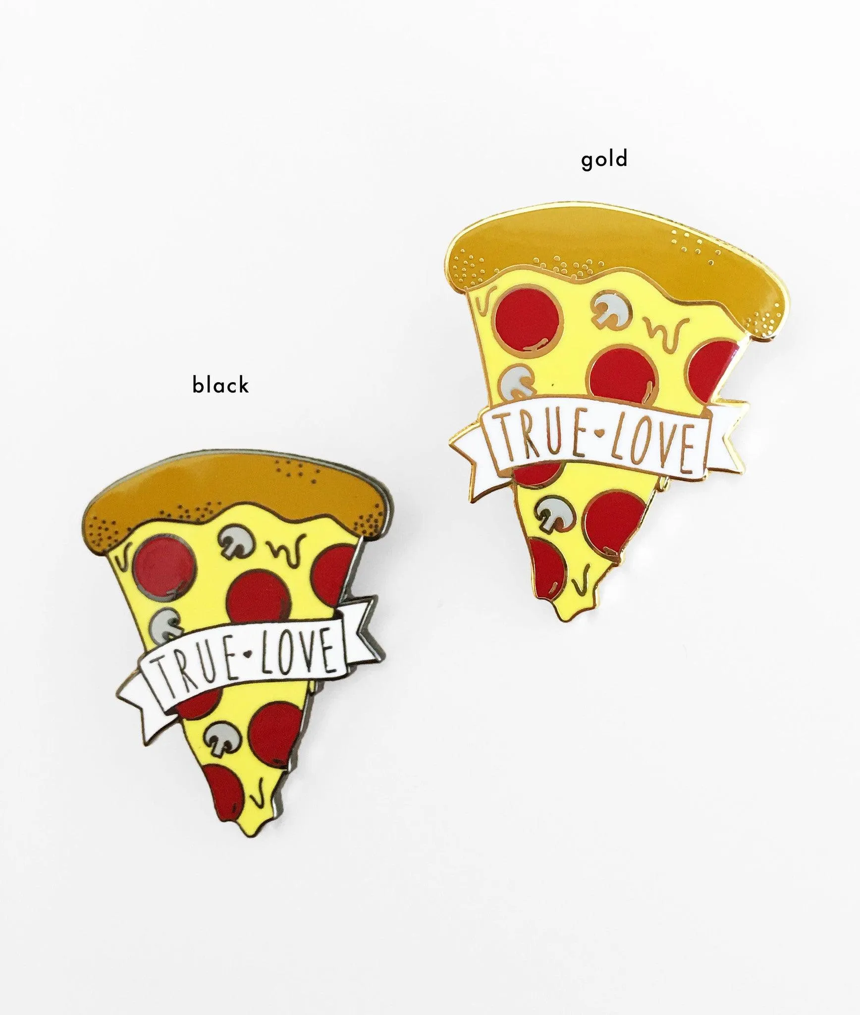 Pizza True Love Enamel Pin