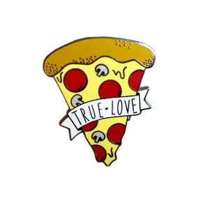 Pizza True Love Enamel Pin