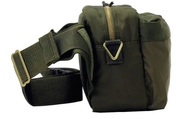 Porter Yoshida FORCE 2WAY Waist Bag Olive drab