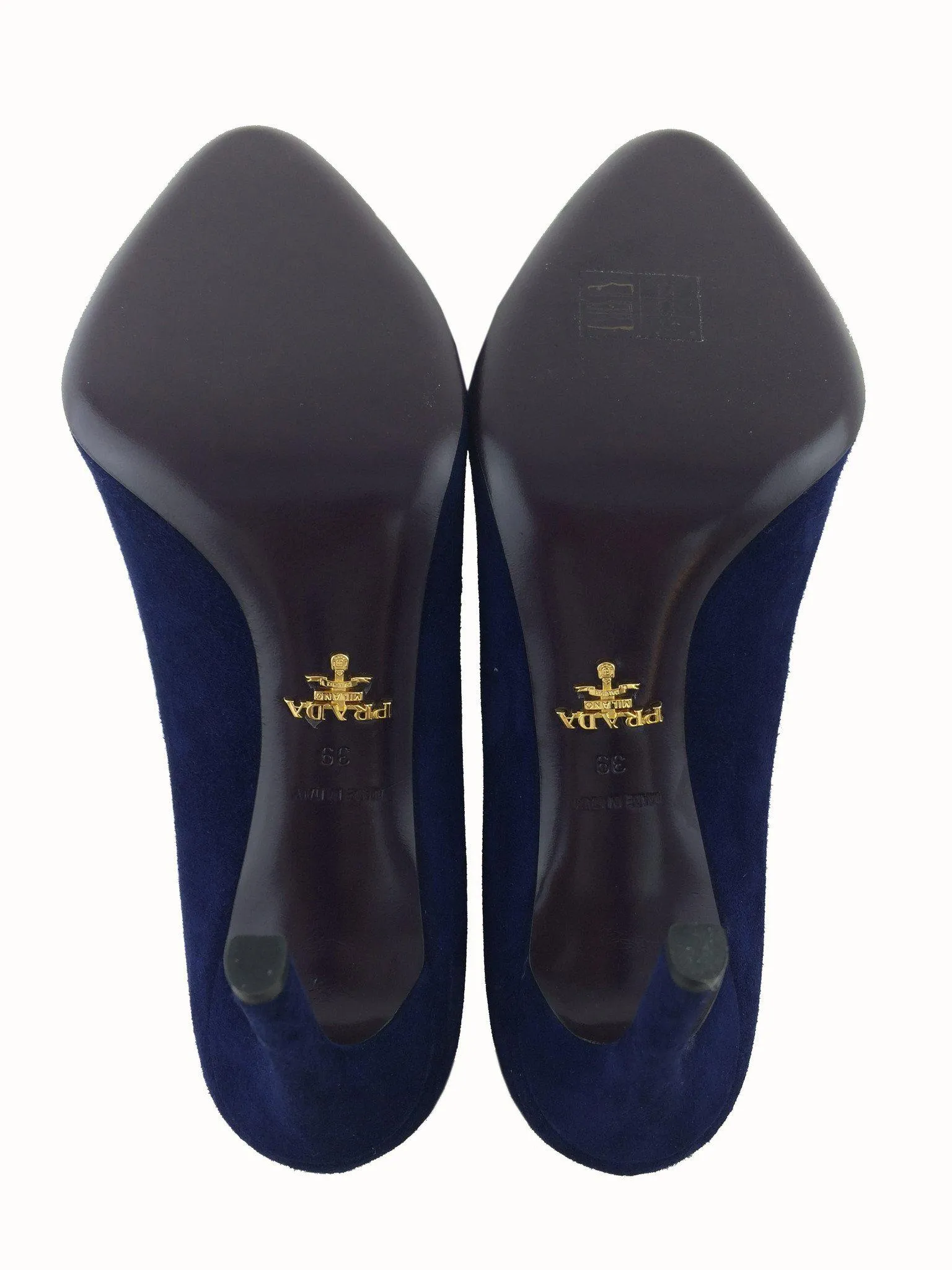 Prada Suede Point-Toe Pumps Size 9 | IT39