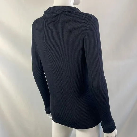 PradaNavy Ribbed Silk NWT Cardigan