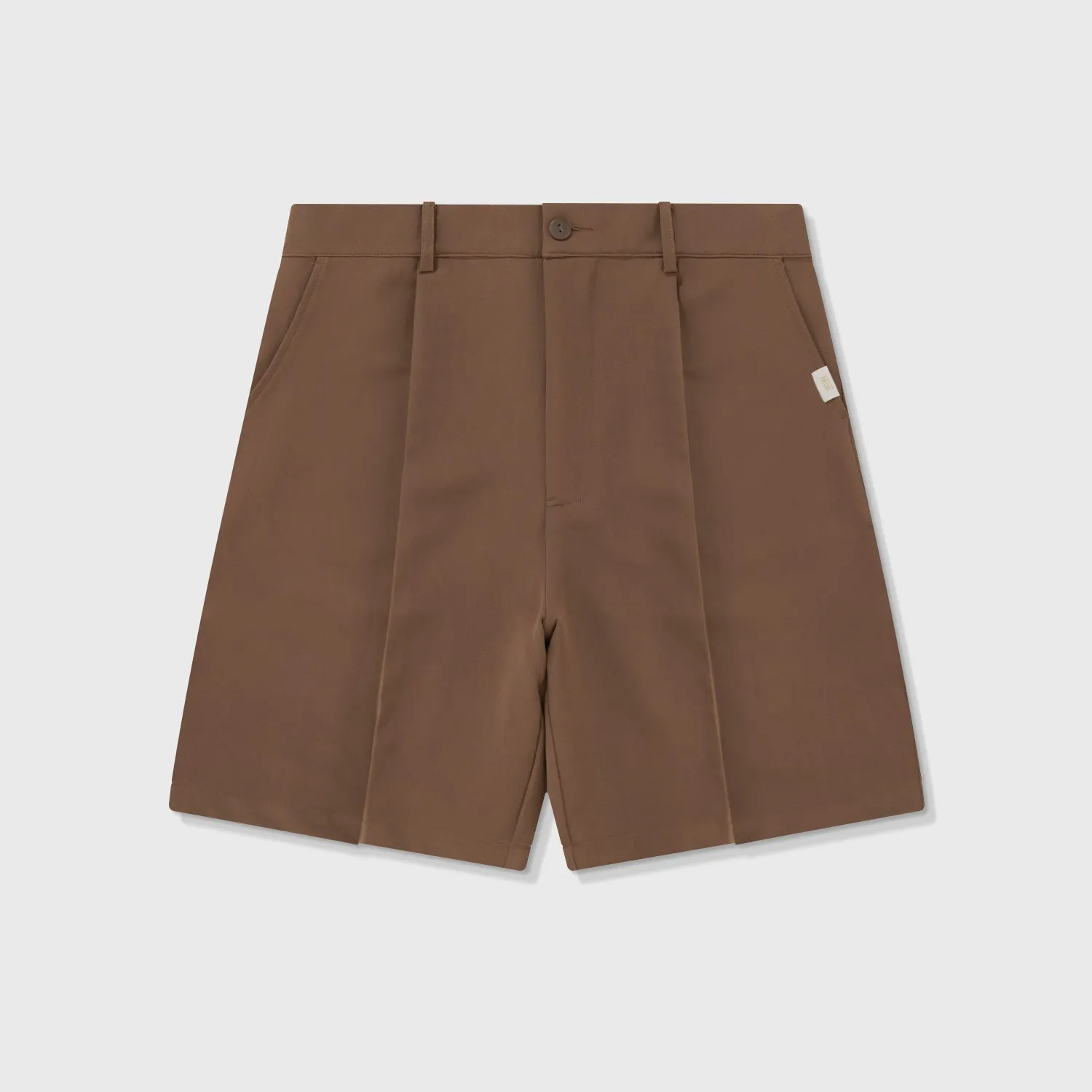 Press-Stud Jorts For Men - Brown