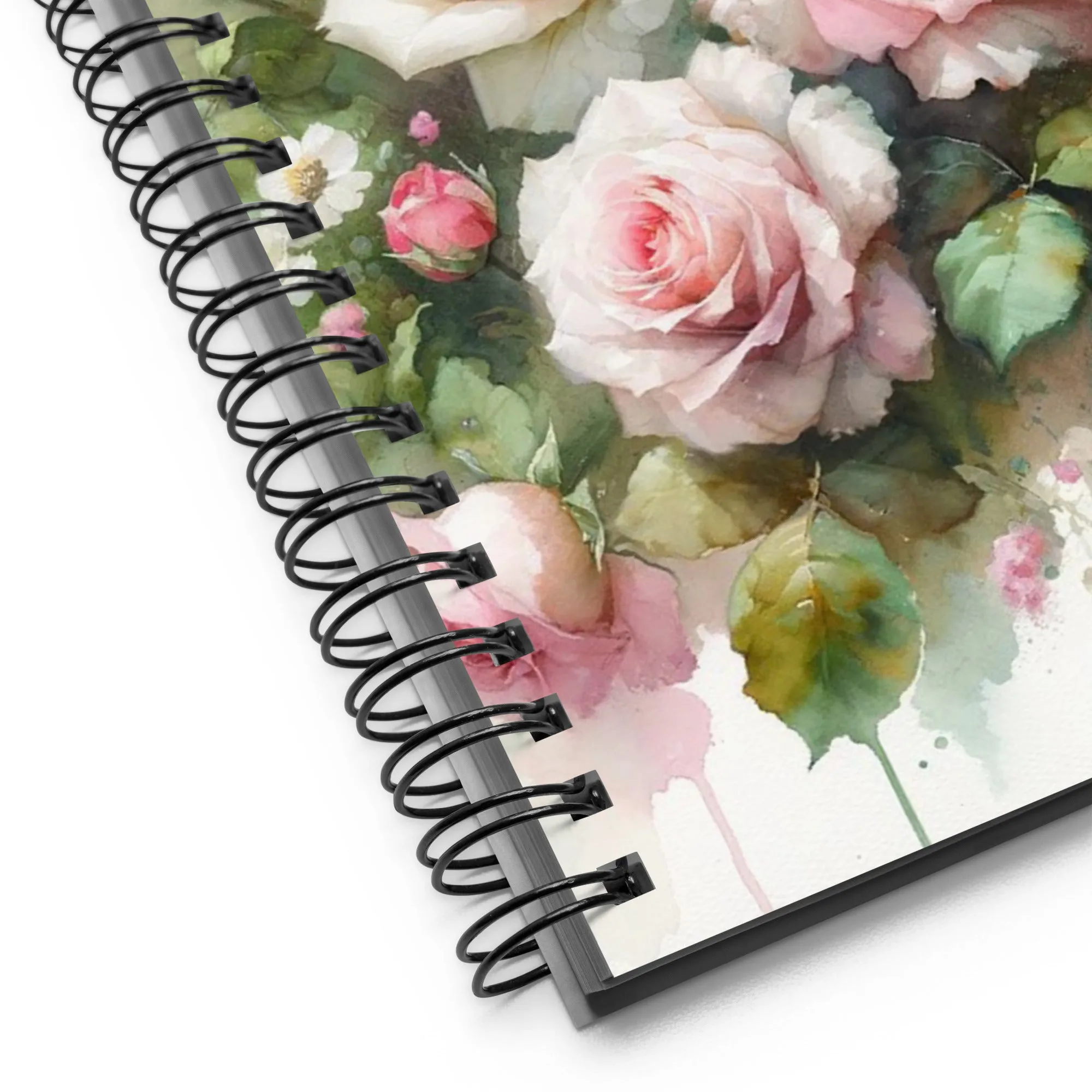 Roses Spiral notebook