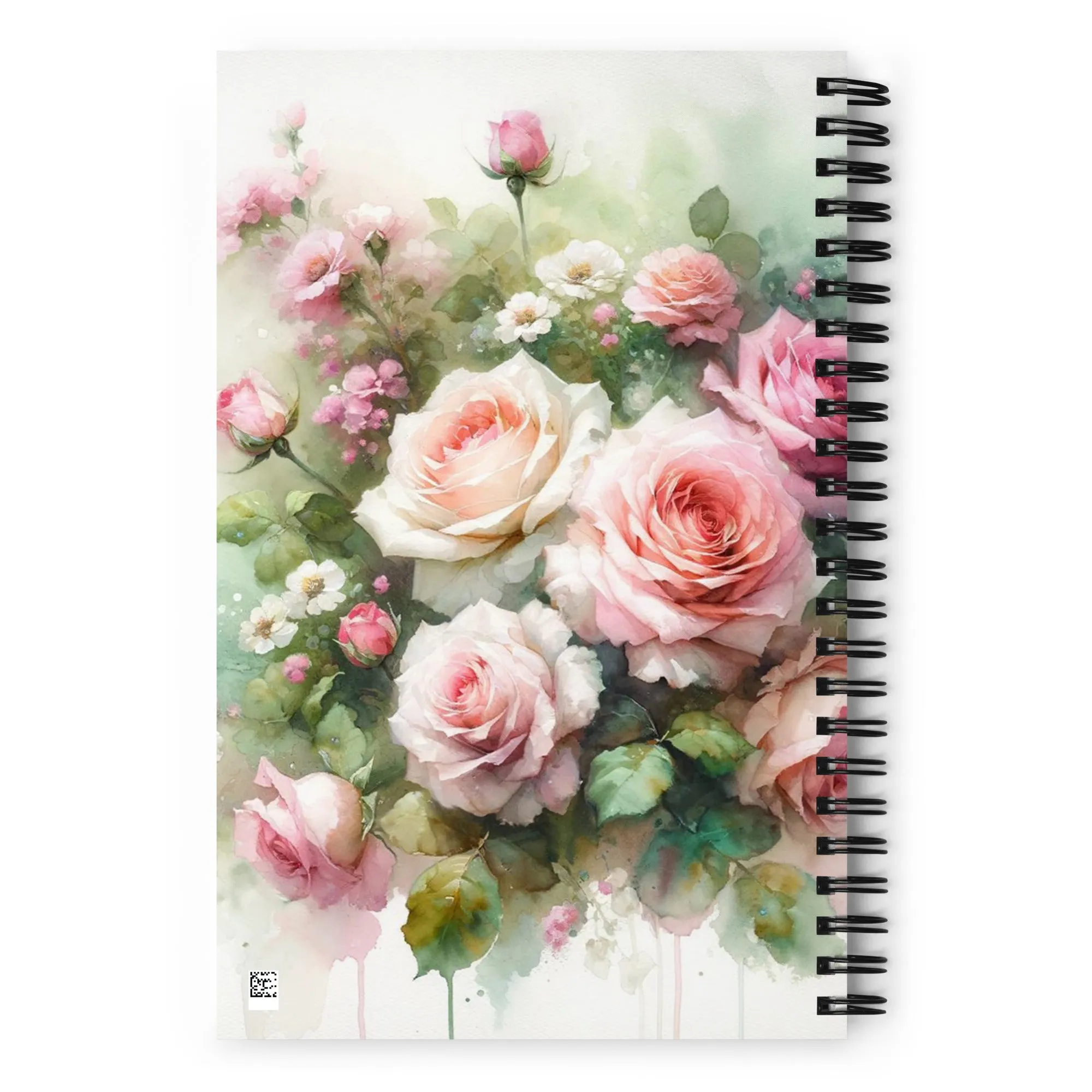 Roses Spiral notebook