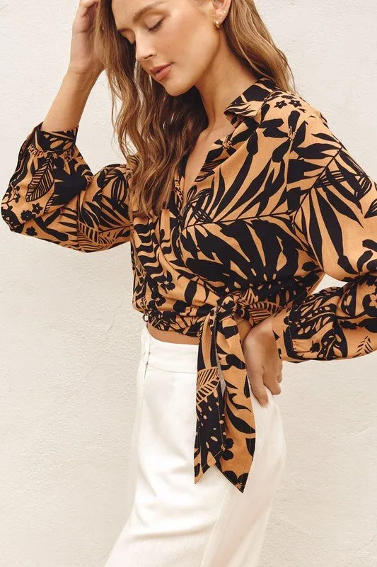 Savannah Wrap Blouse