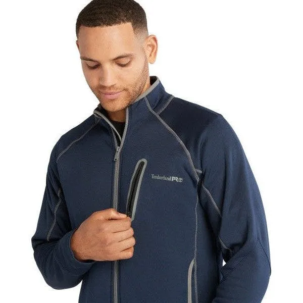 Timberland Pro Men's Reaxion Full Zip Athletic Fleece Jacket -Navy- TB0A55RW440