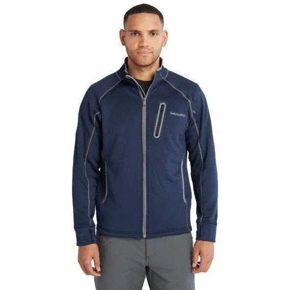 Timberland Pro Men's Reaxion Full Zip Athletic Fleece Jacket -Navy- TB0A55RW440